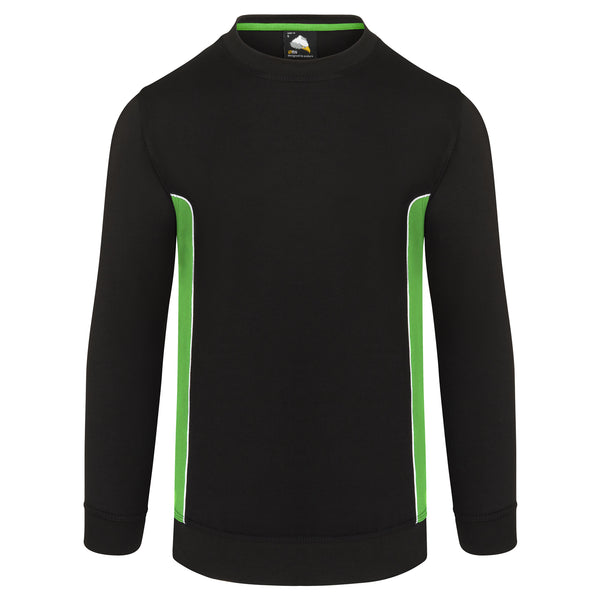 Orn Silverswift Two Tone Sweatshirt Black/Lime