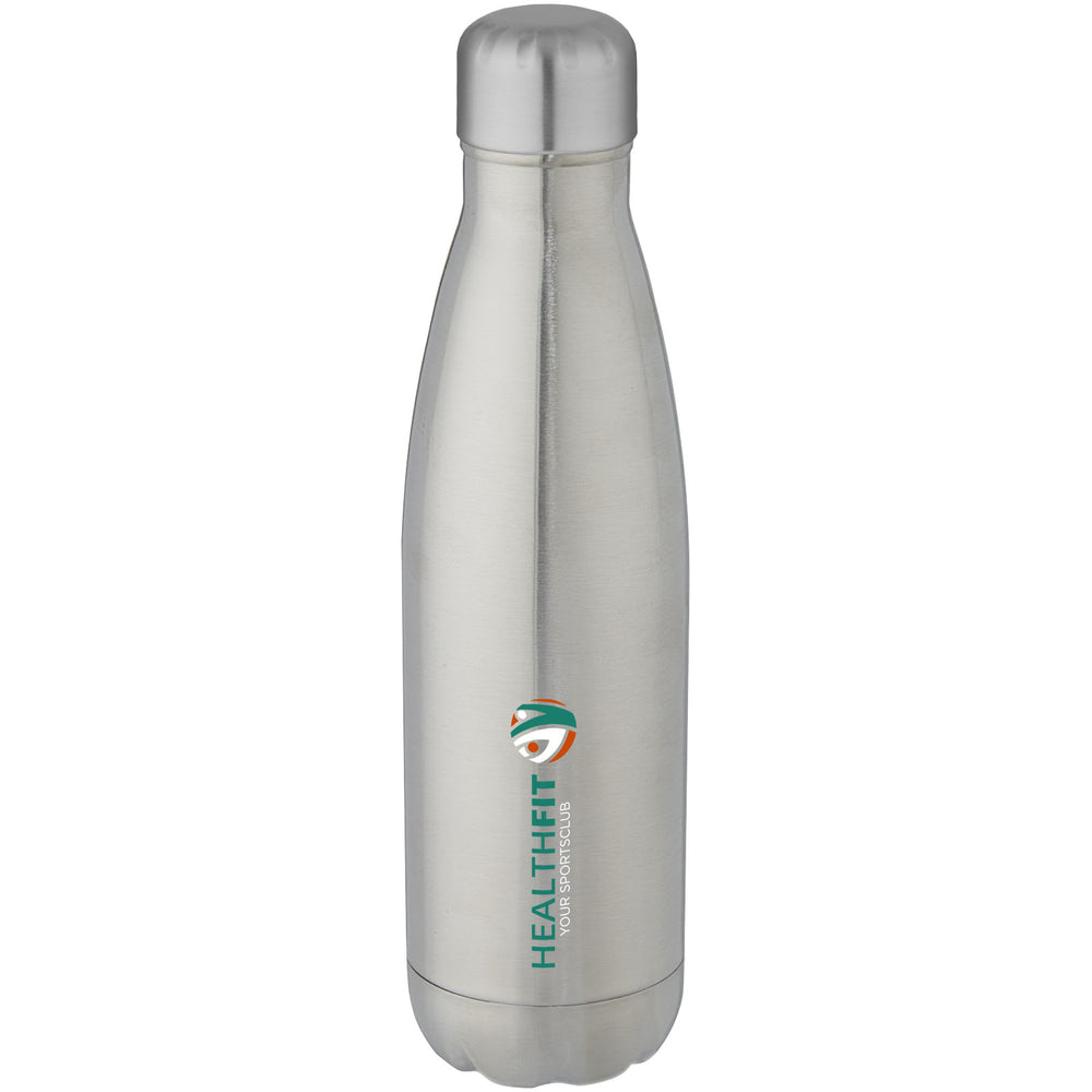 Branded Cove 500 ml vacuum insulated stainless steel bottle
