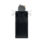 Branded Bamboo sunglasses in pouch