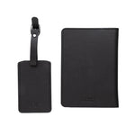 Branded Swiss Peak GRS recycled PU travel gift set