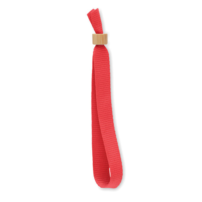 Branded RPET polyester wristband