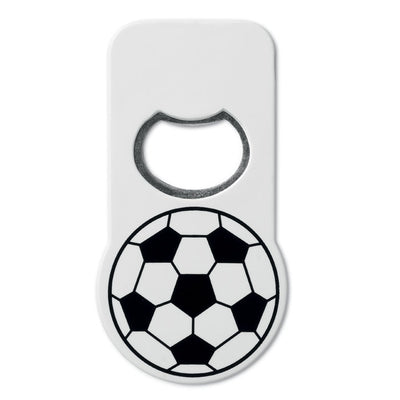 Football opener with magnet