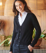 Branded Henbury Ladies Lightweight V Neck Cardigan