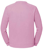 Fruit of the Loom Classic Raglan Sweatshirt Light Pink