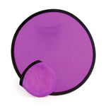 Foldable Foldaway Frisbee with Pouch and Black trim