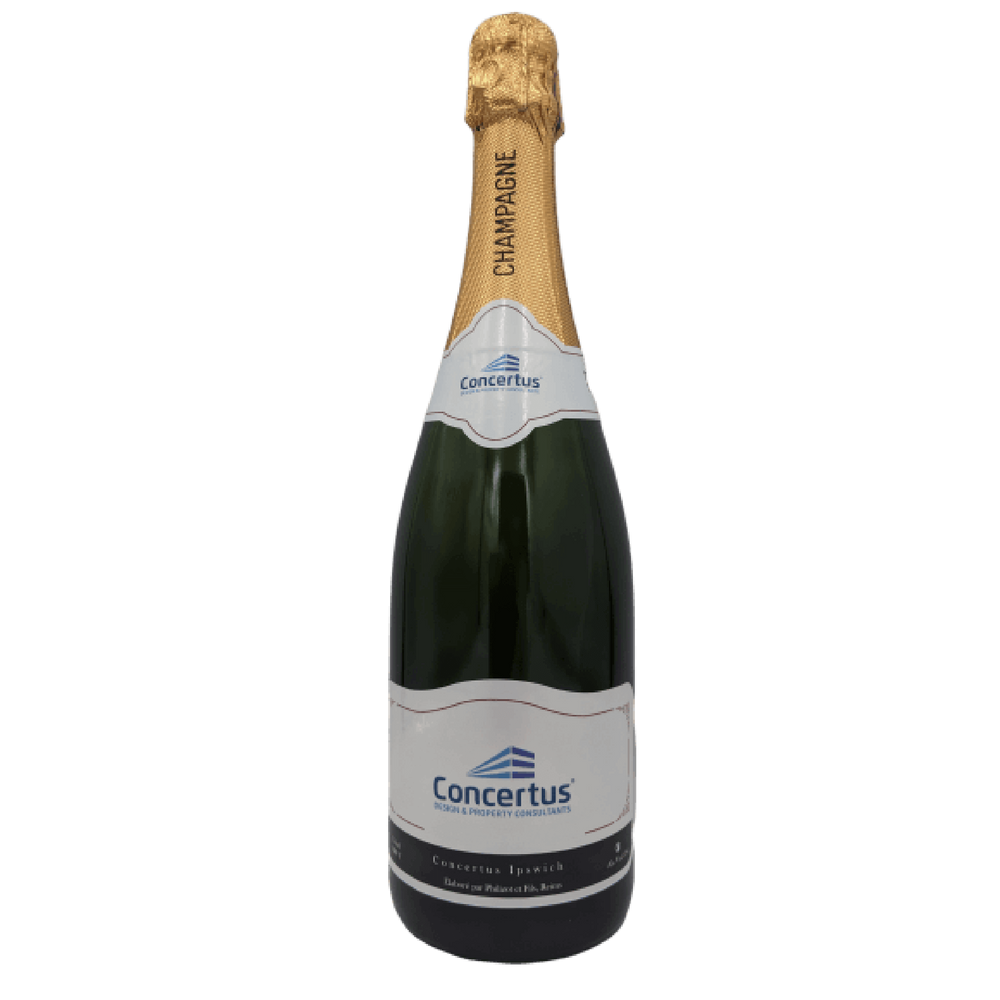 Branded Champagne Bottle