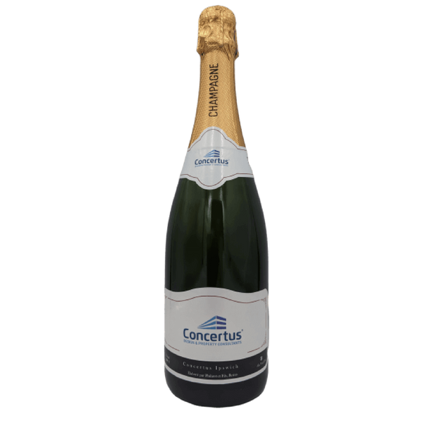 Branded Champagne Bottle