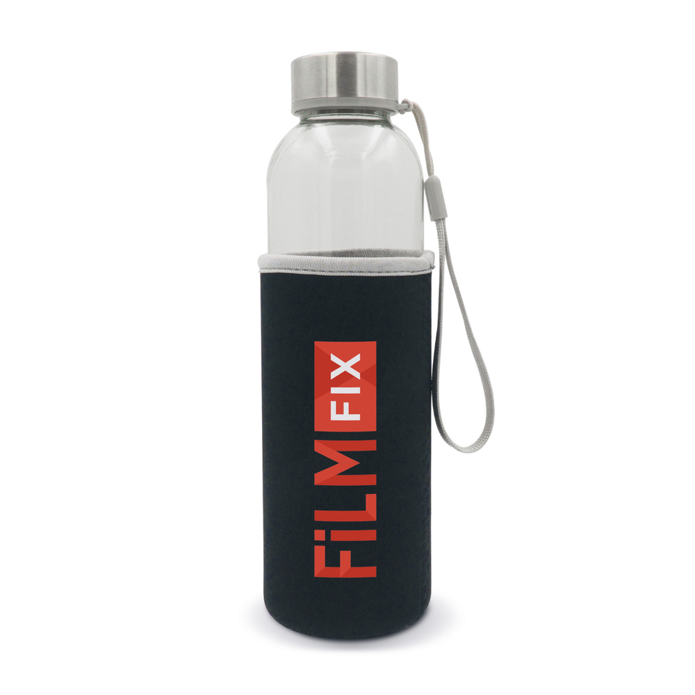 Express Glass Water Bottle & Sleeve
