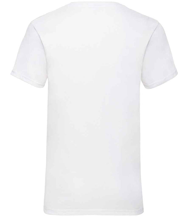 Fruit of the Loom V Neck Value T-Shirt White