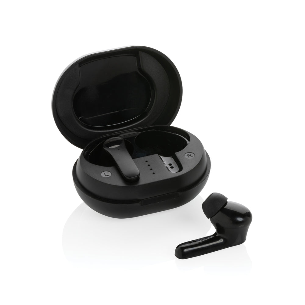 Branded RCS standard recycled plastic TWS earbuds