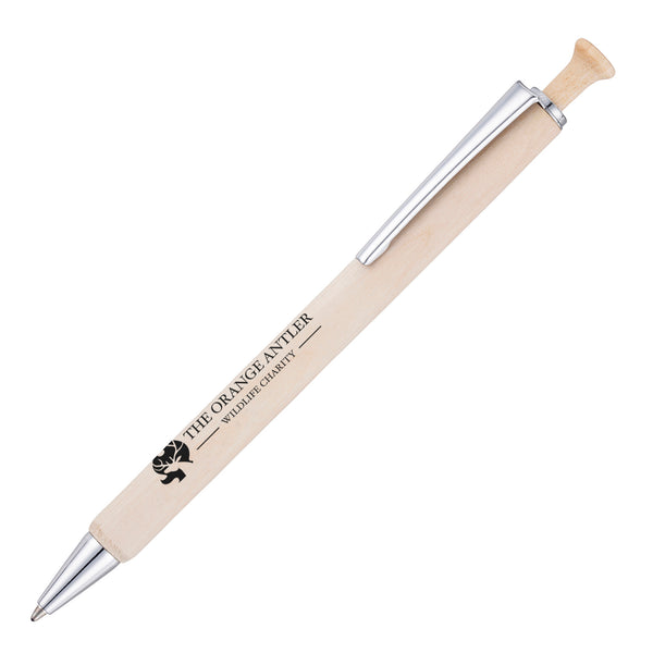Branded SAMARA WOODEN ball pen