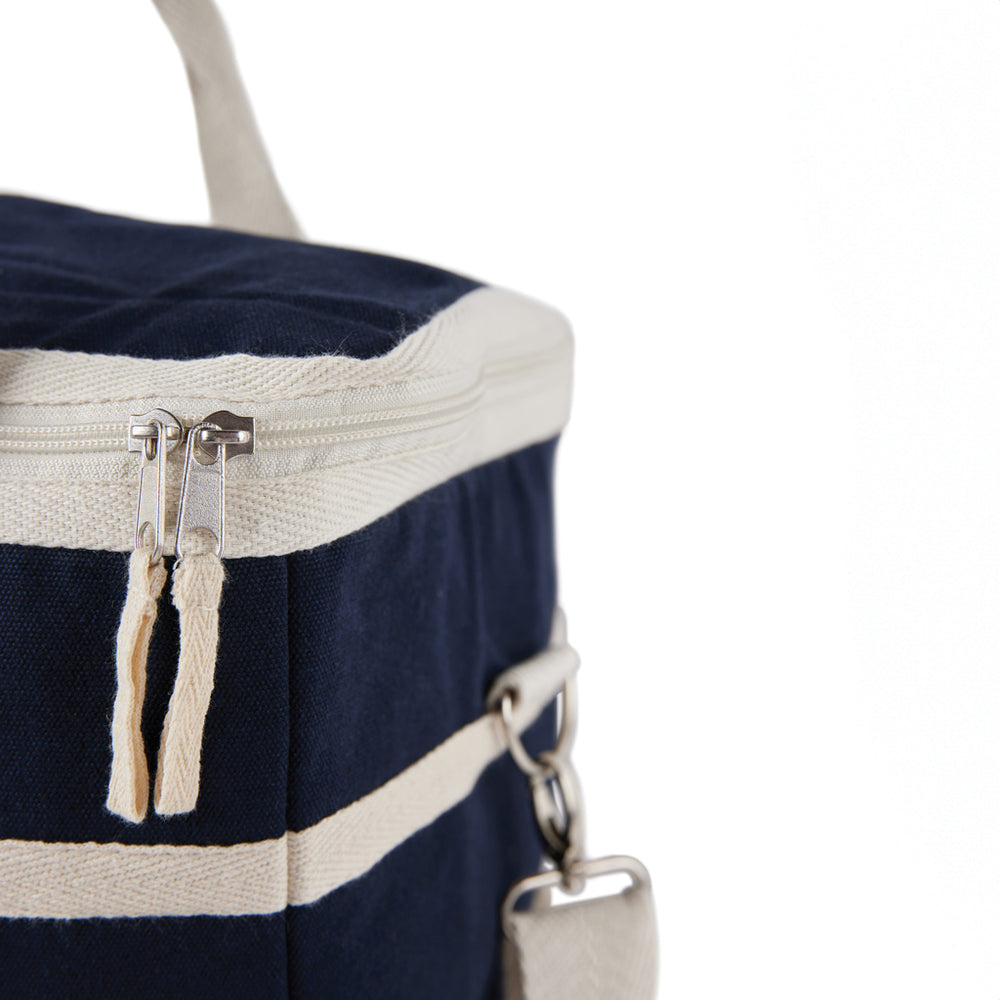 Branded VINGA Volonne AWARE™ recycled canvas cooler basket
