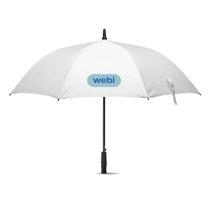 Windproof umbrella 27 inch White
