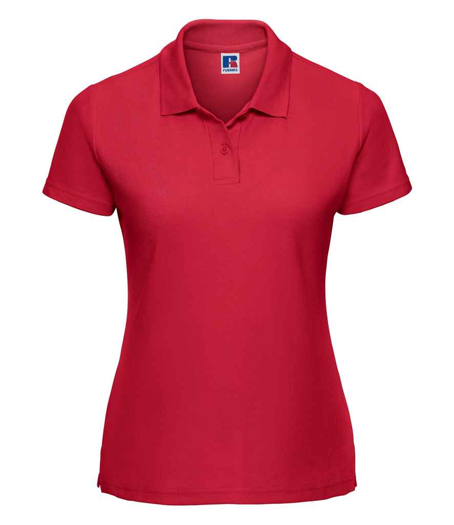 Branded Russell Ladies Classic Poly/Cotton Piqué Polo Shirt
