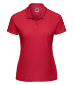 Branded Russell Ladies Classic Poly/Cotton Piqué Polo Shirt