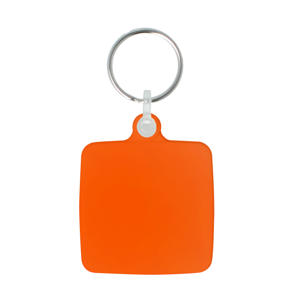 45mm Square Keyring