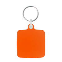 45mm Square Keyring