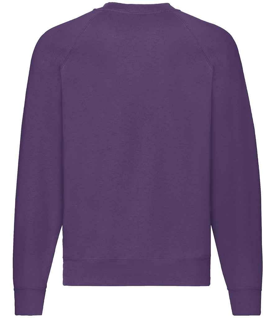 Fruit of the Loom Classic Raglan Sweatshirt Purple