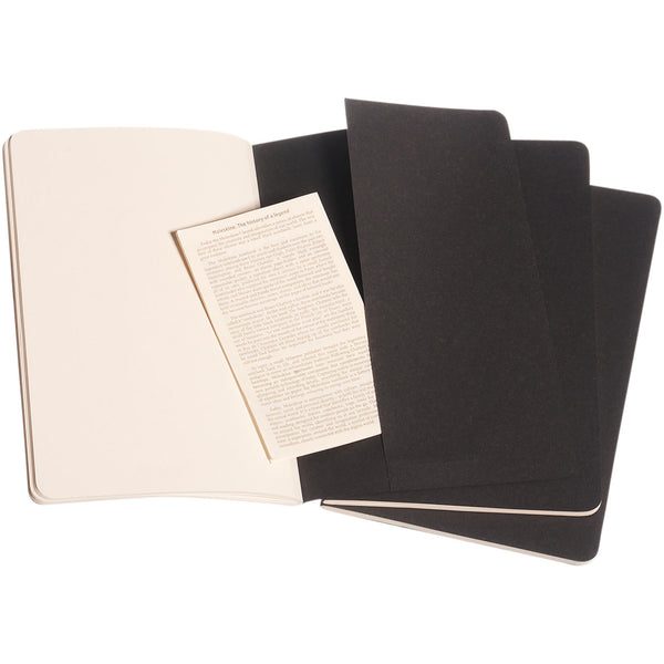 Moleskine Cahier Large Plain Journal Black