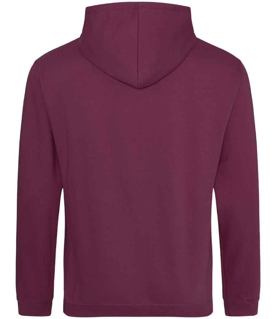 AWDis College Hoodie Burgundy Smoke