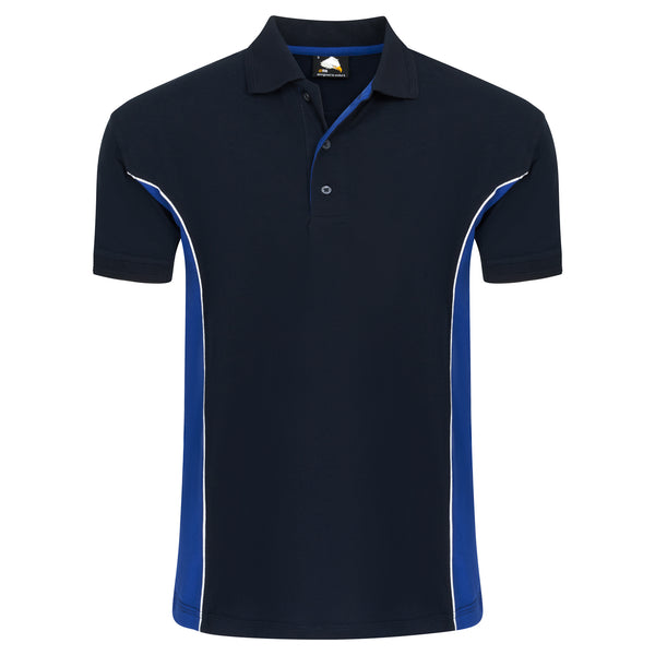 Orn Silverswift Two Tone Poloshirt Navy/Royal