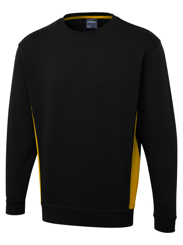 Uneek Two Tone Crew New Sweatshirt
