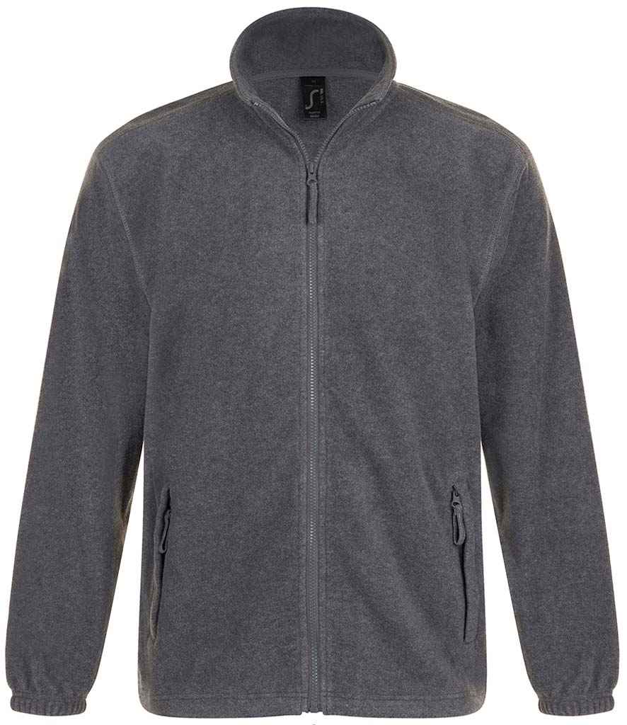 SOL'S North Fleece Jacket Grey Marl