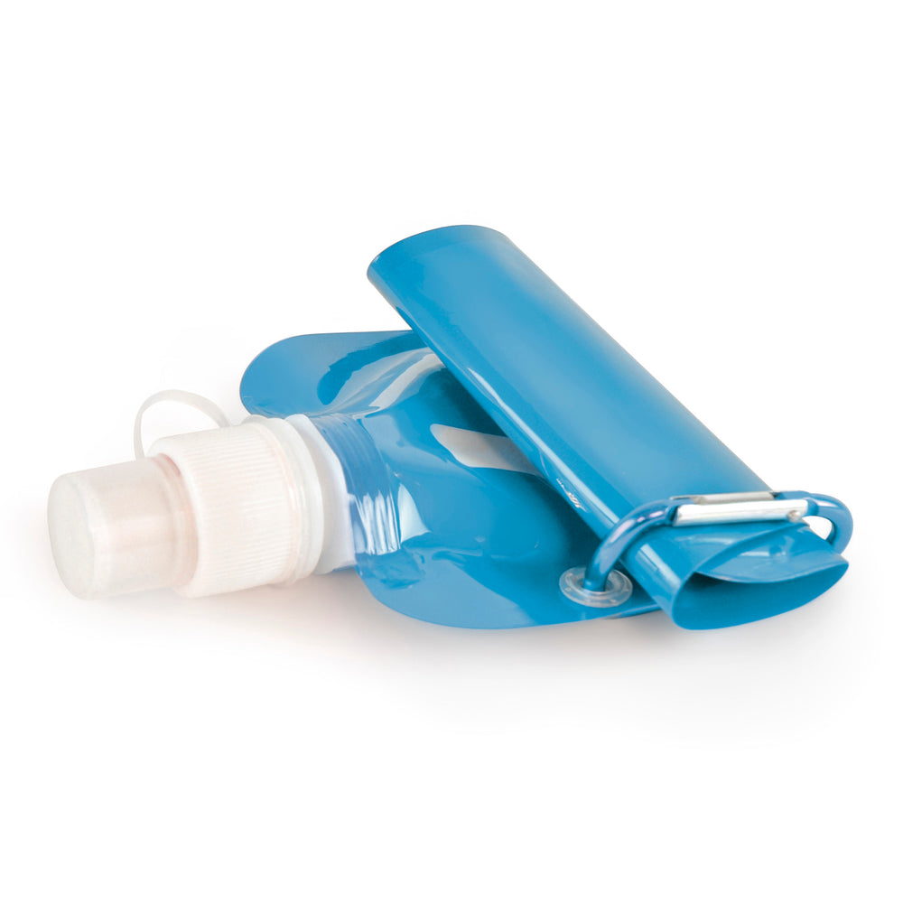 Express Quill Foldable Sports Bottle with Carabiner Clip - 400ml