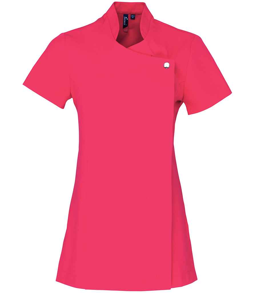 Premier Ladies Blossom Short Sleeve Tunic Hot Pink