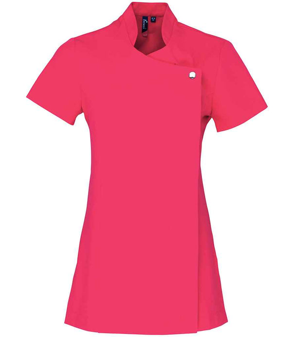 Premier Ladies Blossom Short Sleeve Tunic Hot Pink