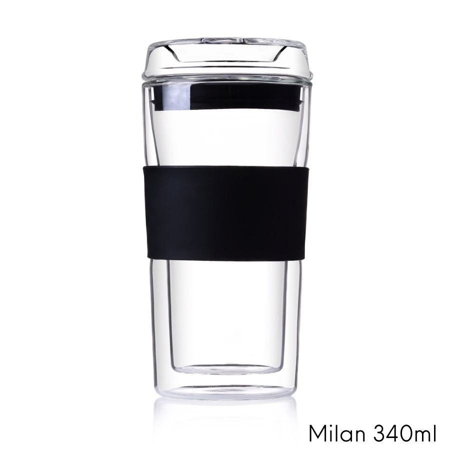 Milan high borosilicate glass cup