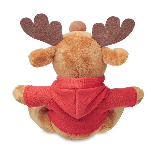 Plush reindeer with hoodie