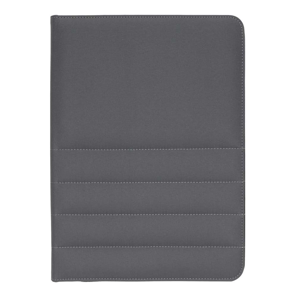 Branded Impact AWARE™ RPET A4 portfolio with zipper