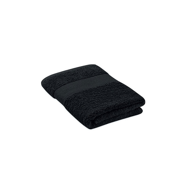 Towel organic cotton 100x50cm Black