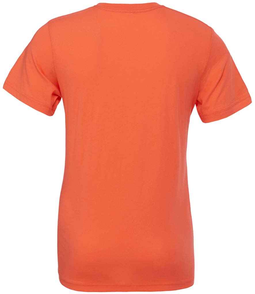 Canvas Unisex Crew Neck T-Shirt Coral