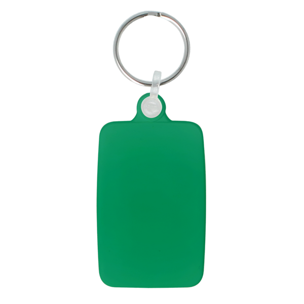 55mm Rectangle Keyring