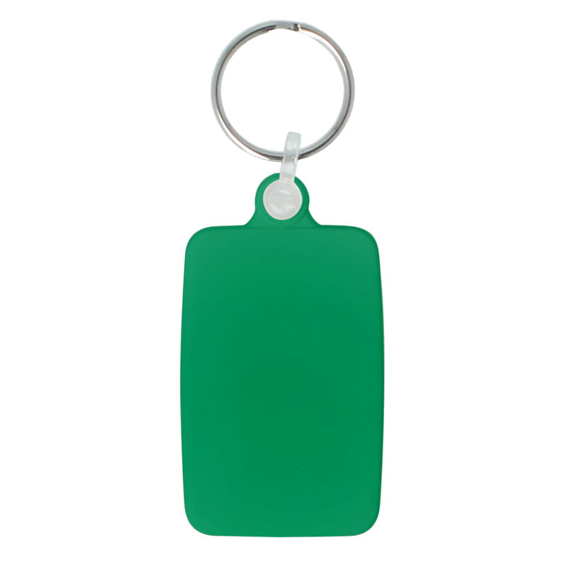 55mm Rectangle Keyring
