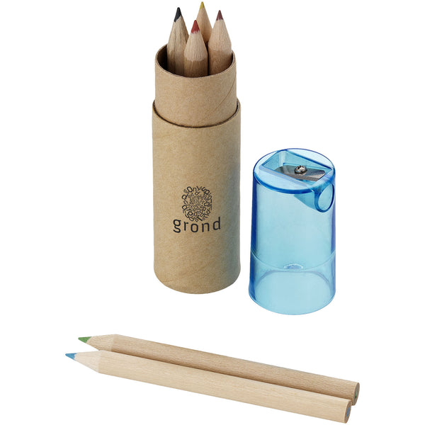 Branded Kram 6-piece coloured pencil set
