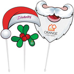 Festive Selfie Photo Props. Printed Full Colour