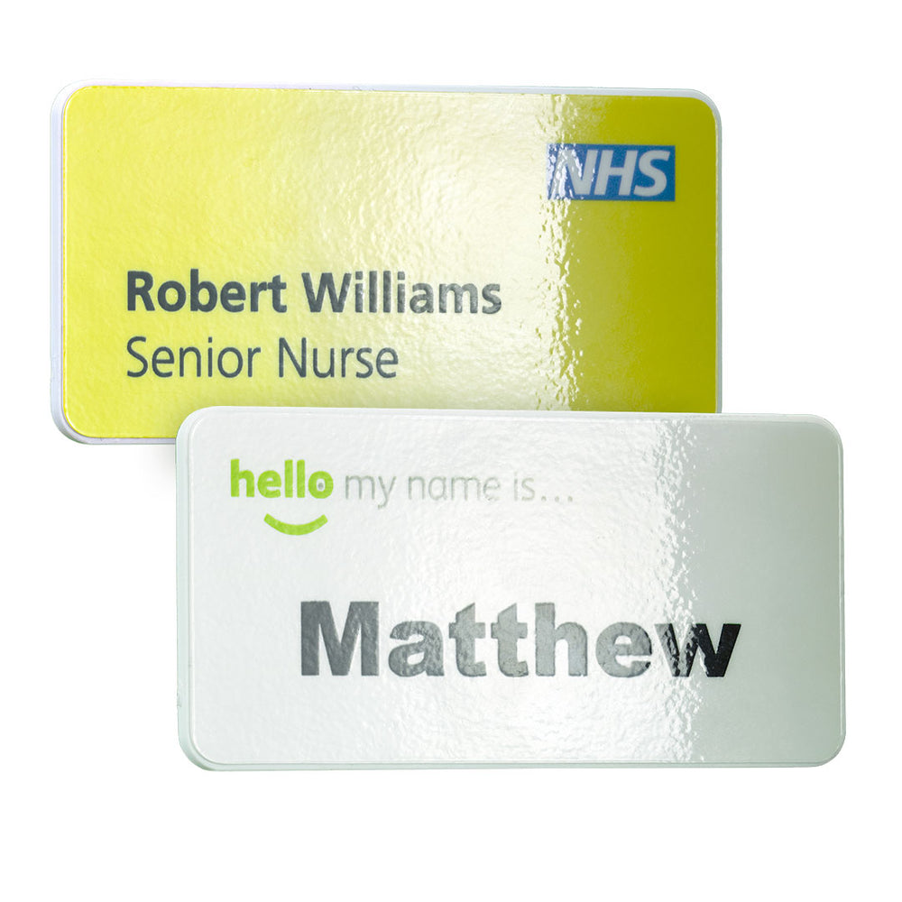 Antimicrobial Name Badges