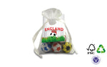 Organza Bag of Chocolate Footballs