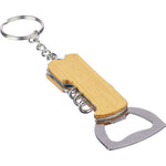 The Stuart - Bamboo bottle opener keyring