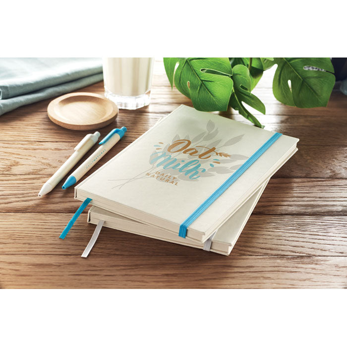 Branded A5 notebook milk carton