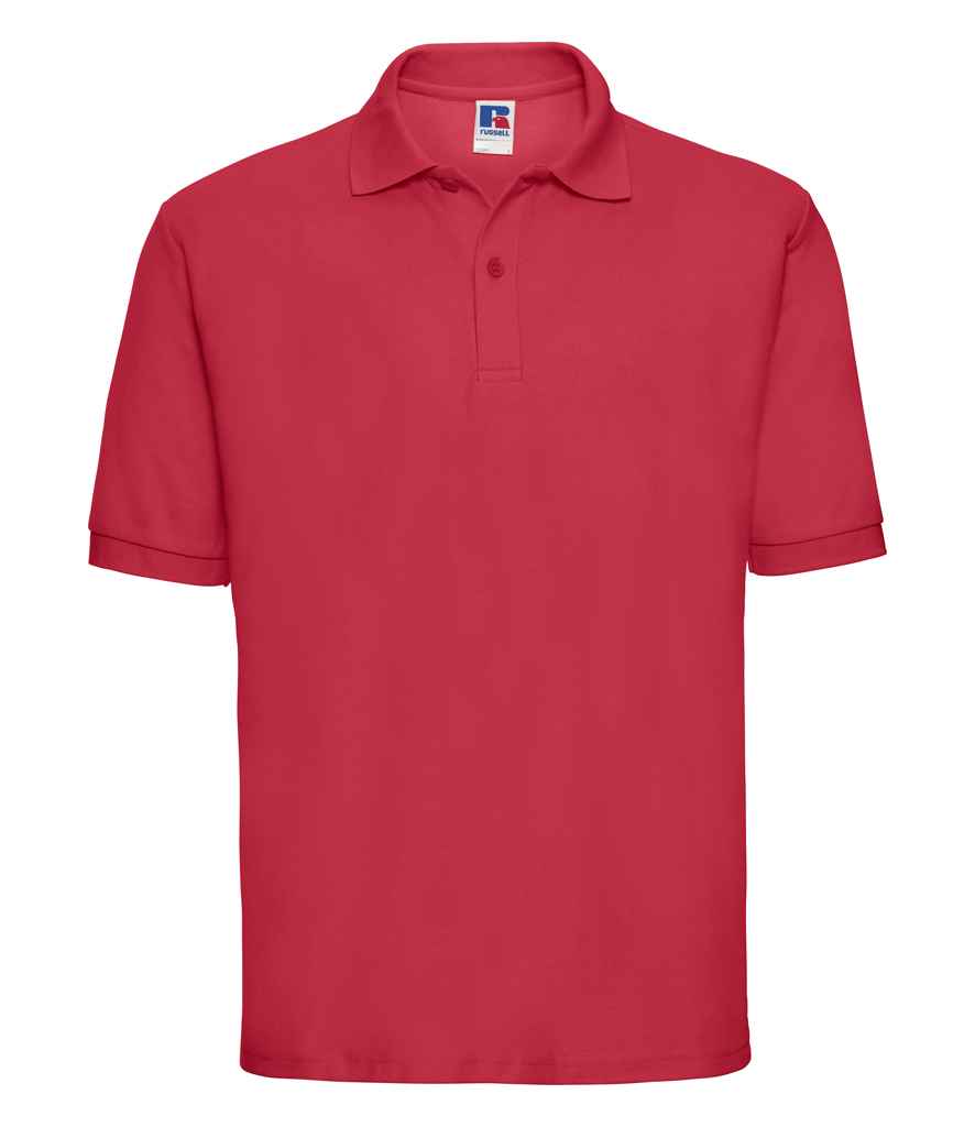 Russell Poly/Cotton Piqué Polo Shirt Classic Red