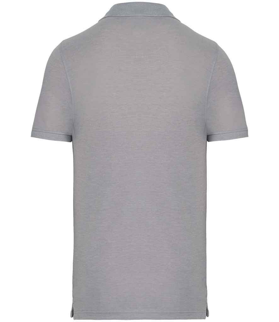WK Designed to Work Anti-Bacterial Piqué Polo Shirt Oxford Grey