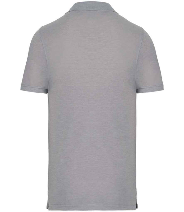 WK Designed to Work Anti-Bacterial Piqué Polo Shirt Oxford Grey