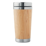 Double wall bamboo flask 400ml