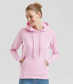 Fruit of the Loom Classic Lady Fit Hooded Sweatshirt Light Pink