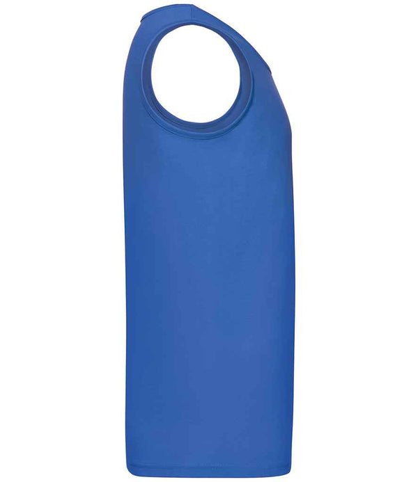 Fruit of the Loom Athletic Vest Royal Blue
