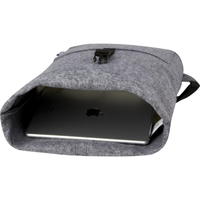 Felta GRS recycled felt roll-top bike bag 13L